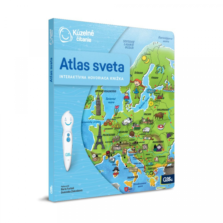 Kniha Atlas sveta – kúzelné čítanie Kniha Atlas sveta – kúzelné čítanie